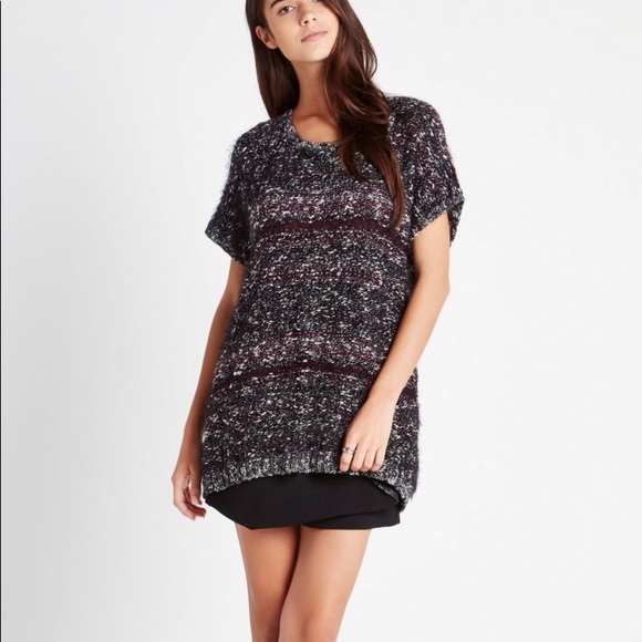 Bcbgeneration black-brûlée combo sweater XS/S - Picture 2 of 6